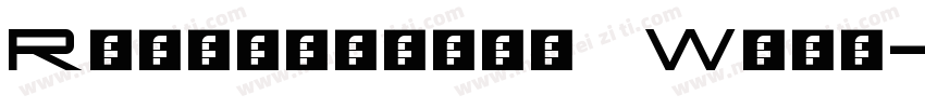 Reservation Wide字体转换
